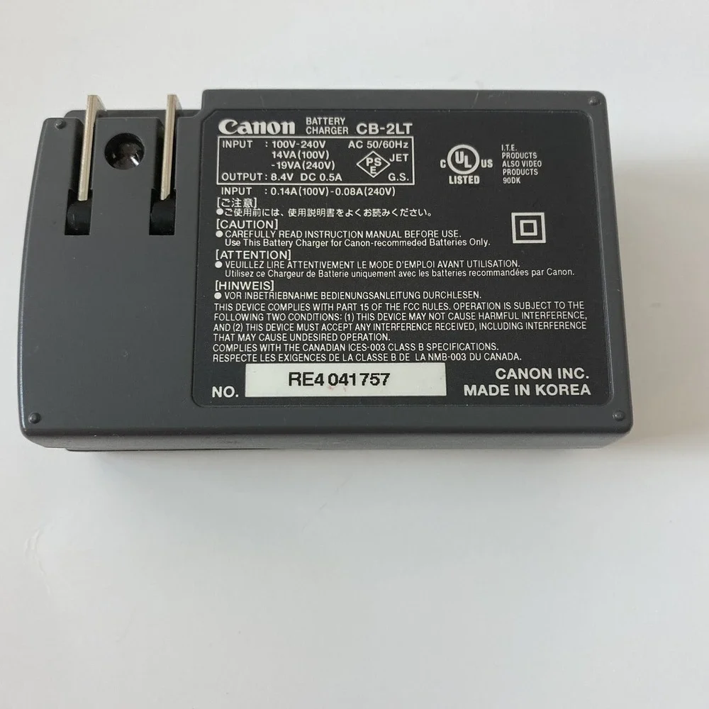 Genuine‎ Canon CB-2LT Digital Camera Battery Charger
